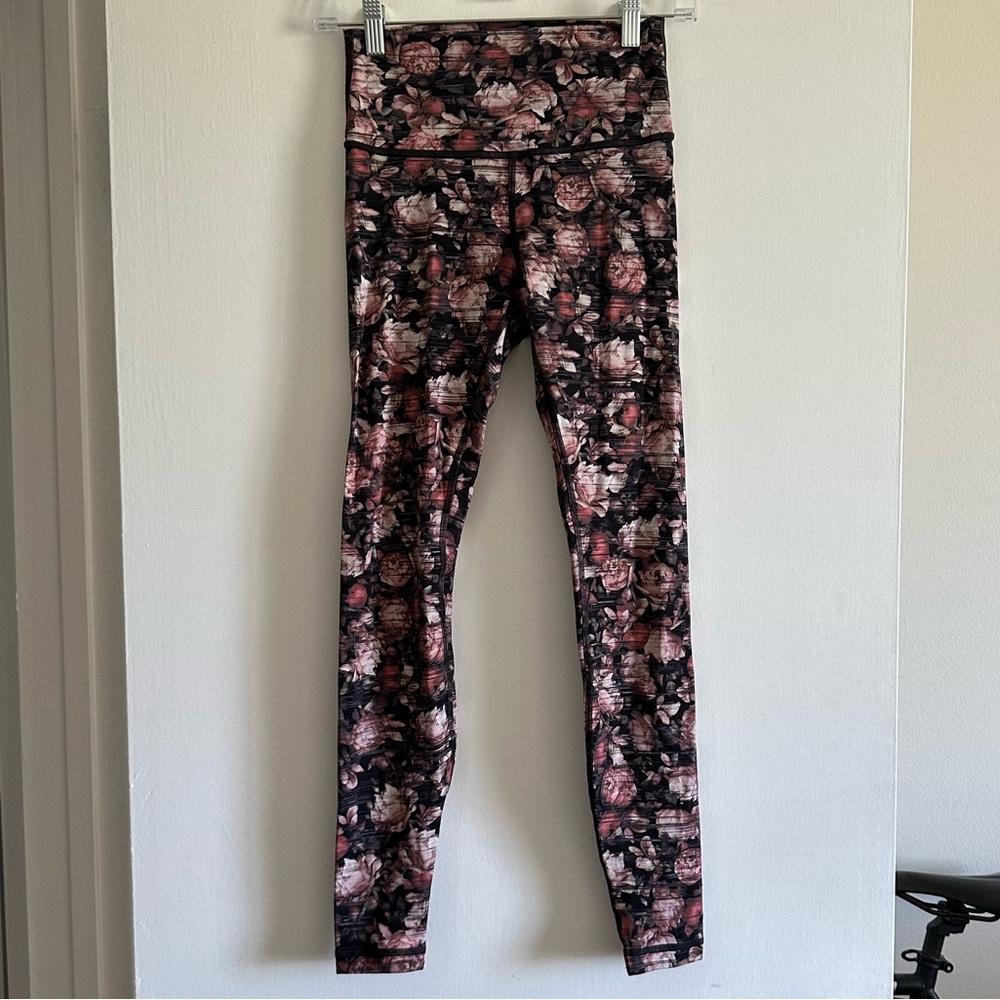 Lululemon Athletica Wunder Under Hi-Rise Tight *Nulux in Peony Multi Size 6 EUC - Picture 5 of 11